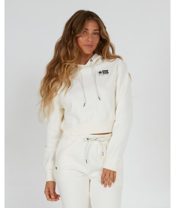 Alpha Crop Hoody - Off White livraison et retour toujours gratuits