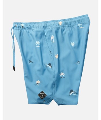 Lowtide Elastic Boardshort - Azul brillant des détails fins