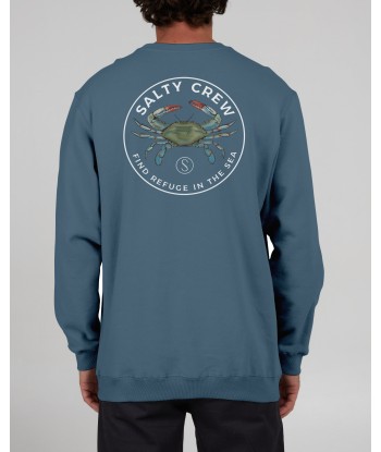 Blue Crabber Crew Fleece - Slate de l' environnement