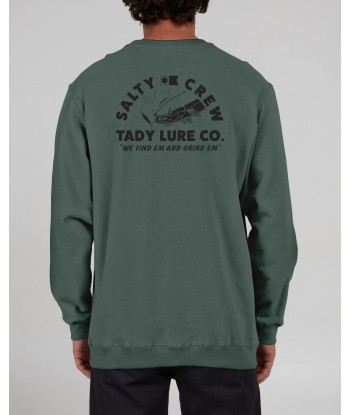 Tady Vintage Crew Fleece - Pigment Moss soldes