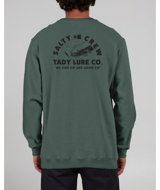 Tady Vintage Crew Fleece - Pigment Moss soldes