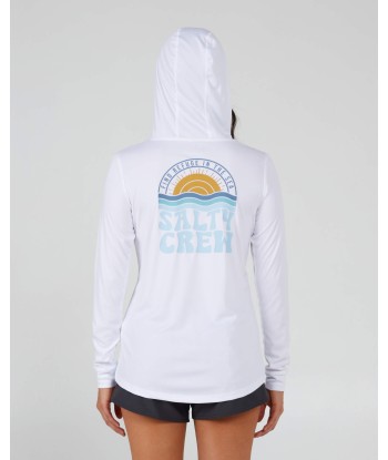 Sundown Hooded Sun Shirt - White UPF 50+ Comparez plus de prix