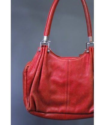 Sac en cuir rouge s'inspire de l'anatomie humaine