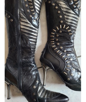 Bottes pointues à clous New Rock JUSQU'A -70%! 