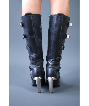 Bottes pointues noire New Rock commande en ligne