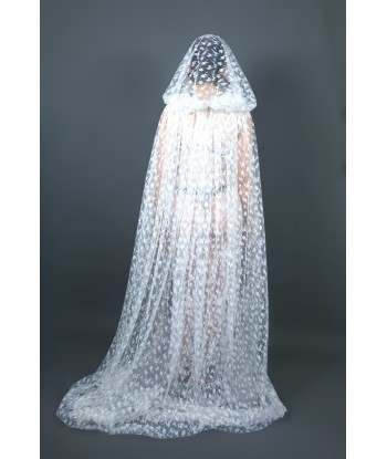 Cape en dentelle blanche online