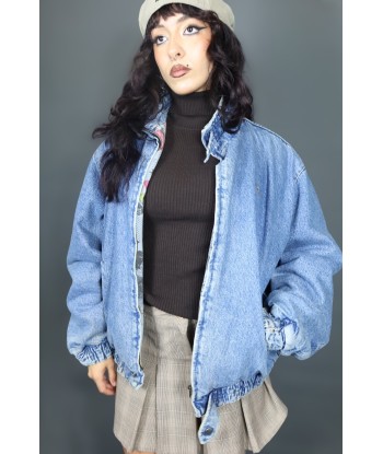 Bomber en jean oversize En savoir plus