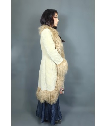 Manteau Afghan beige pas chere