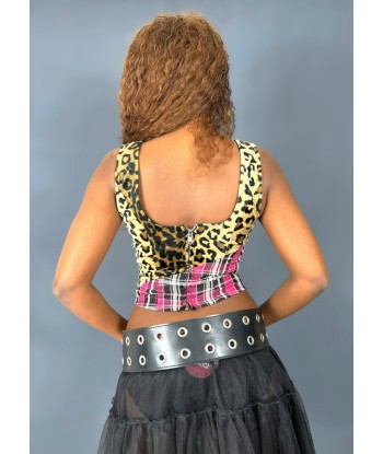 Corset leopard LIP SERVICE pas cher