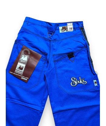 Pantalon baggy bleu deadstock en linge