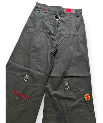 Pantalon baggy noir deadstock paiement sécurisé