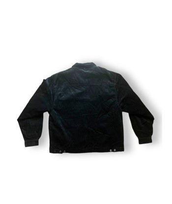 Veste oversize en velours noir deadstock Découvrez la collection