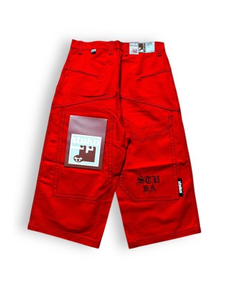 Short baggy rouge deadstock d'Europe débarque