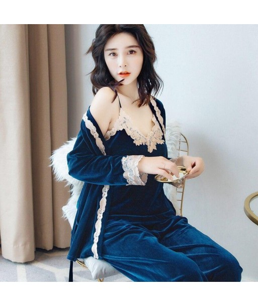 Korean Sleepwear Marineblau Tradition les ligaments