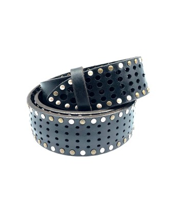 Ceinture noire avec rivet Yolete acheter en ligne