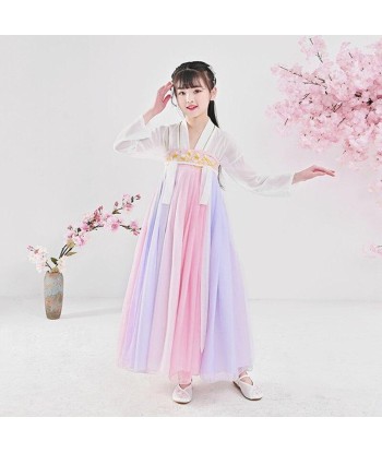 Hanfu Kids Rosa la colonne vertébrale