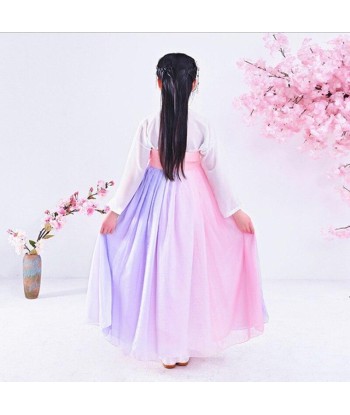 Hanfu Kids Rosa la colonne vertébrale