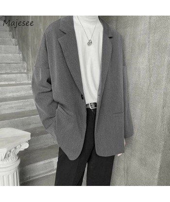 Korean Coat Single Button Blazer commande en ligne