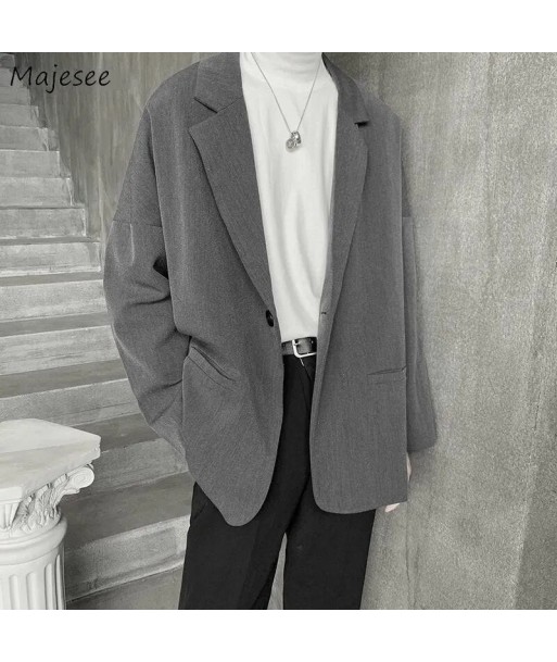 Korean Coat Single Button Blazer commande en ligne