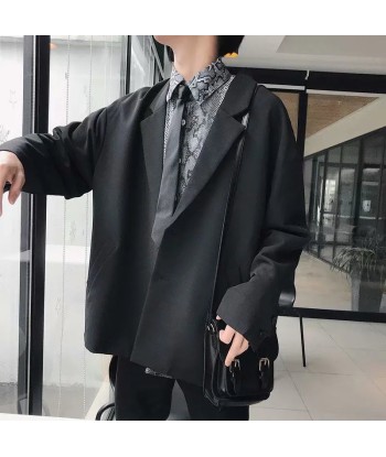 Korean Coat Single Button Blazer commande en ligne