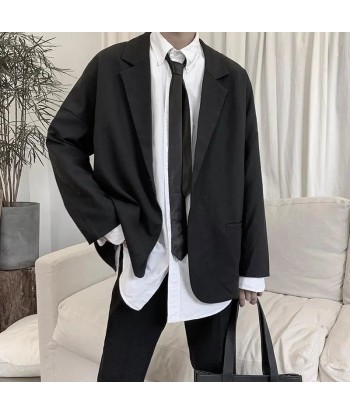 Korean Coat Single Button Blazer commande en ligne