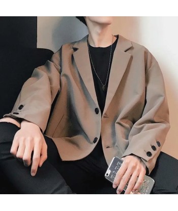 Korean Coat Single Button Blazer commande en ligne