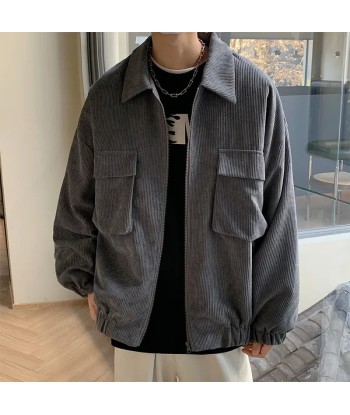 Korean Jackets Corduroy Outwear Véritable concentré