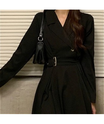 Korean Dress Classy With Slit livraison gratuite