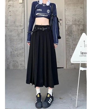 Korean Skirt Y2k Solid Pleated Venez découvrir notre 