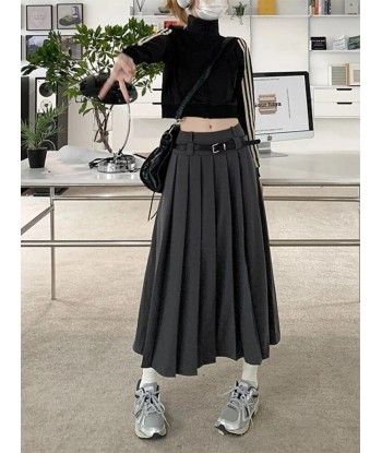 Korean Skirt Y2k Solid Pleated Venez découvrir notre 