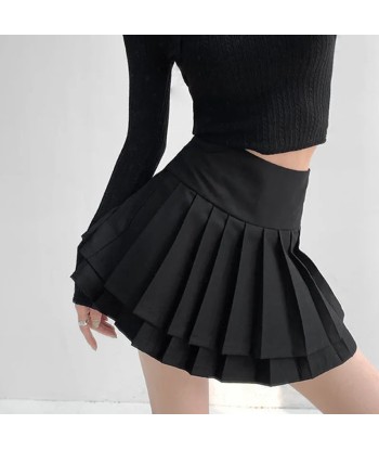 Korean Skirt Double Pleated Livraison rapide