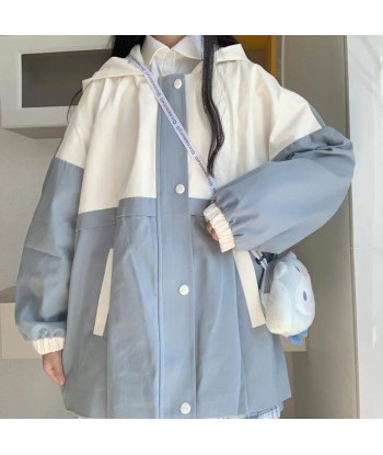 Korean Jackets Women Blue Spring français