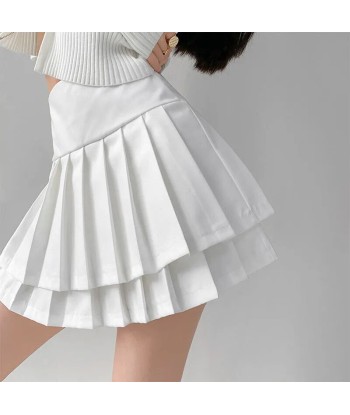 Korean Skirt Double Pleated Livraison rapide