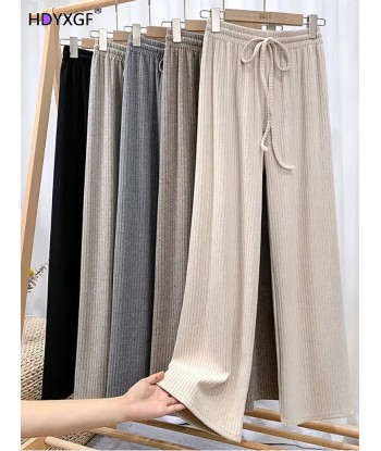 Korean Pants Knitted Drawstring prix