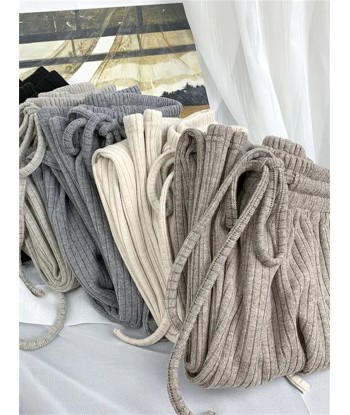 Korean Pants Knitted Drawstring prix