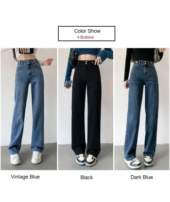 Korean Jeans Vintage High Waist de votre