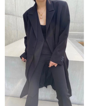 Korean Coat Long Windbreaker Lapel en ligne