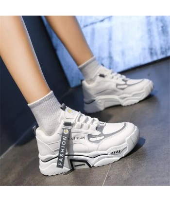 Korean Shoes Reflective Platform Sneakers Faites des économies