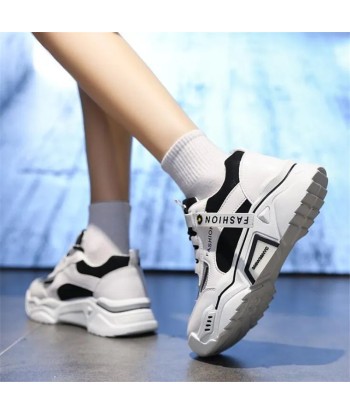 Korean Shoes Reflective Platform Sneakers Faites des économies