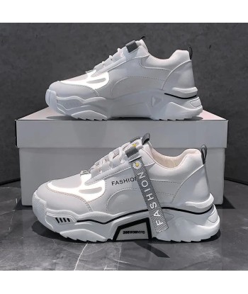 Korean Shoes Reflective Platform Sneakers Faites des économies