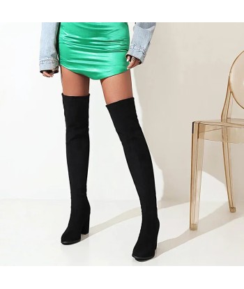 Korean Boots  Fashion Thick Heel meilleur choix