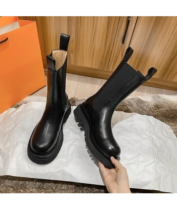 Korean Boots Genuine Leather Platform acheter