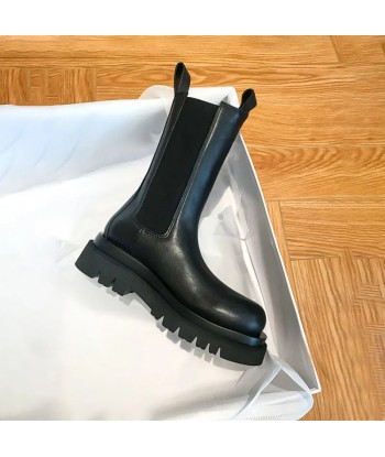 Korean Boots Genuine Leather Platform acheter