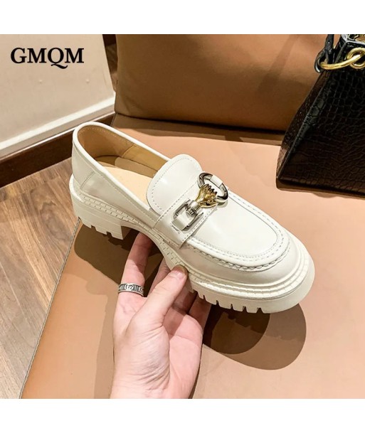 Korean Shoes Leather Pumps Loafers Les êtres humains sont 