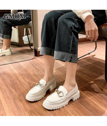 Korean Shoes Leather Pumps Loafers Les êtres humains sont 