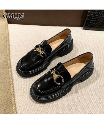 Korean Shoes Leather Pumps Loafers Les êtres humains sont 