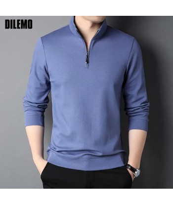 Korean Sweater Zipper Polo Shirt Toutes les collections ici