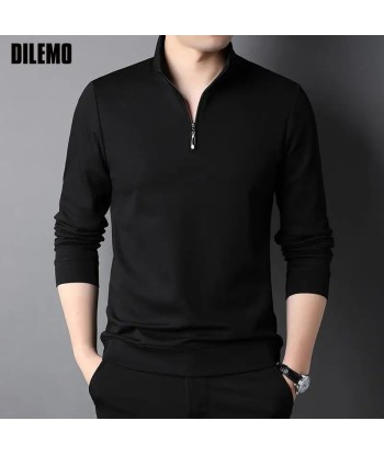 Korean Sweater Zipper Polo Shirt Toutes les collections ici