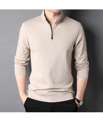 Korean Sweater Zipper Polo Shirt Toutes les collections ici