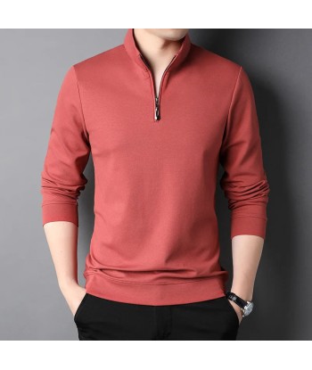 Korean Sweater Zipper Polo Shirt Toutes les collections ici